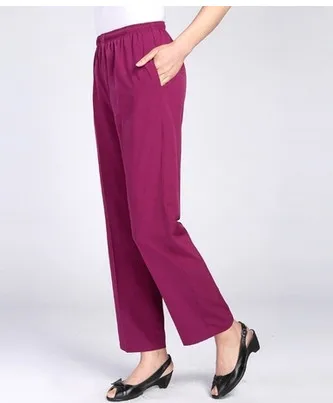 

Makuluya Casual Better faux silk trousers fashion women high elastic trouser Plus Size 3XL Female Simple Plain Pockets pants QW