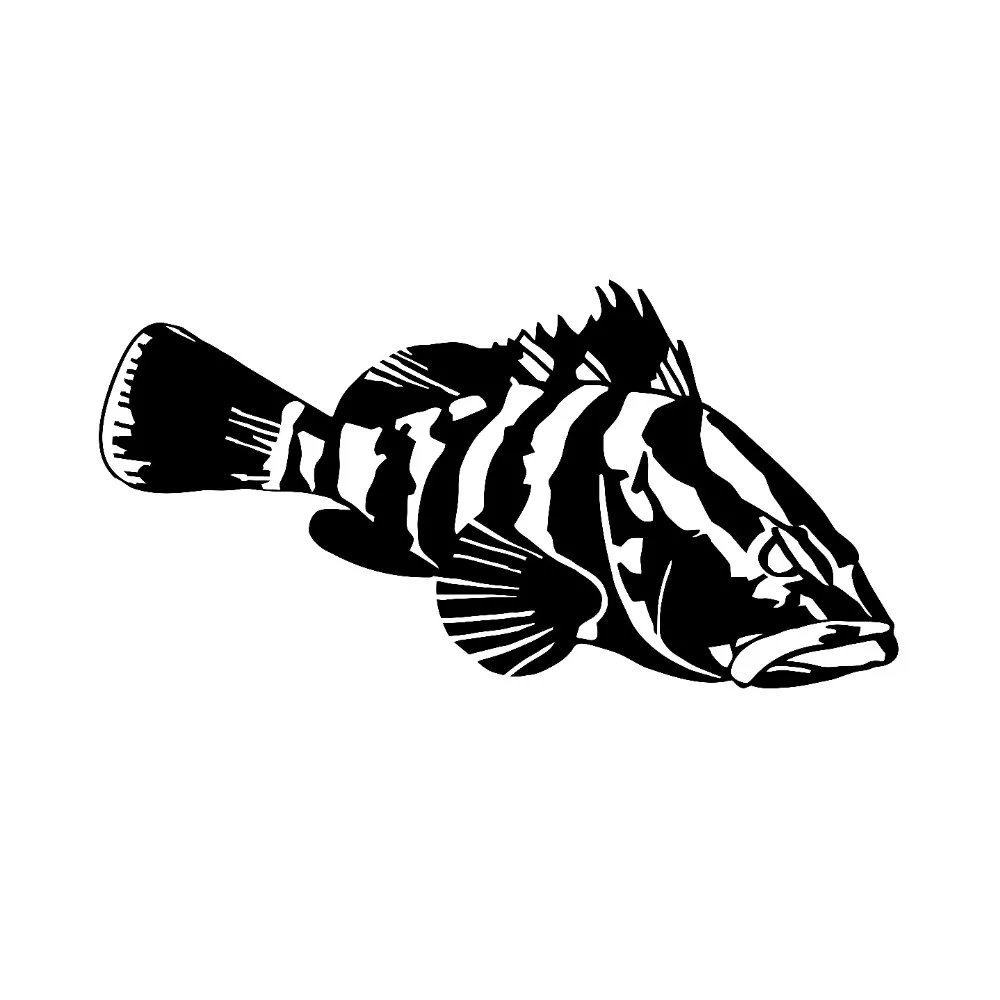 Виниловая наклейка для автомобиля Nassau Grouper Fish креативные декоративные наклейки