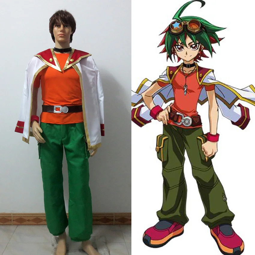 Новый высококачественный Yu-Gi-Oh! Arc-V Yuya Sakaki Косплей Костюм Полный комплект |