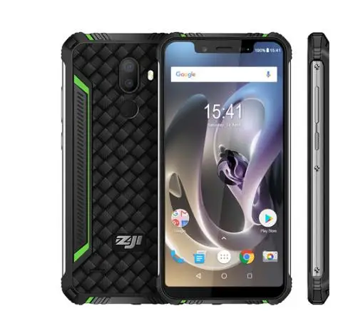 Green Водонепроницаемый телефон HOMTOM ZOJI ZJI Z33 IP68 четырехъядерный 3 ГБ 32 ГБ 4600 мАч Face ID 5,85 дюйма 4G FDD-LTE внешний аккумулятор - Цвет: Green
