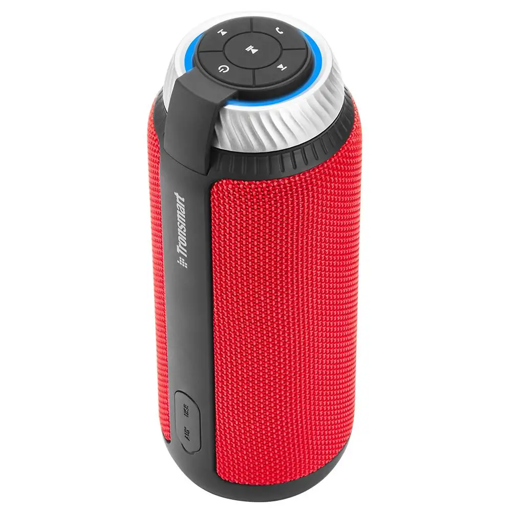 Tronsmart Element T6 Bluetooth Колонка Беспроводная Портативная колонка сабвуфер 25 Вт с 360 стерео Саундбар - Цвет: Red