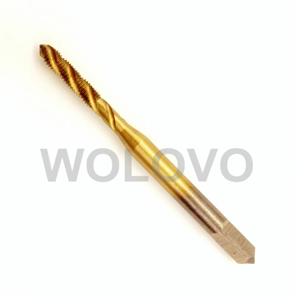 HSS машина M3 3 мм * 0 5 спиральная резьба Метрическая штепсельная сверло Ti с
