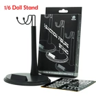 Подставка для куклы в масштабе 16, регулируемая пластиковая подставка с табличкой для фигурок