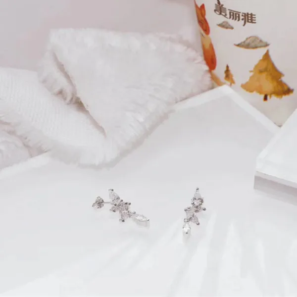 Дизайнерская мода 925 стерлингового серебра ювелирные изделия 3A кубического