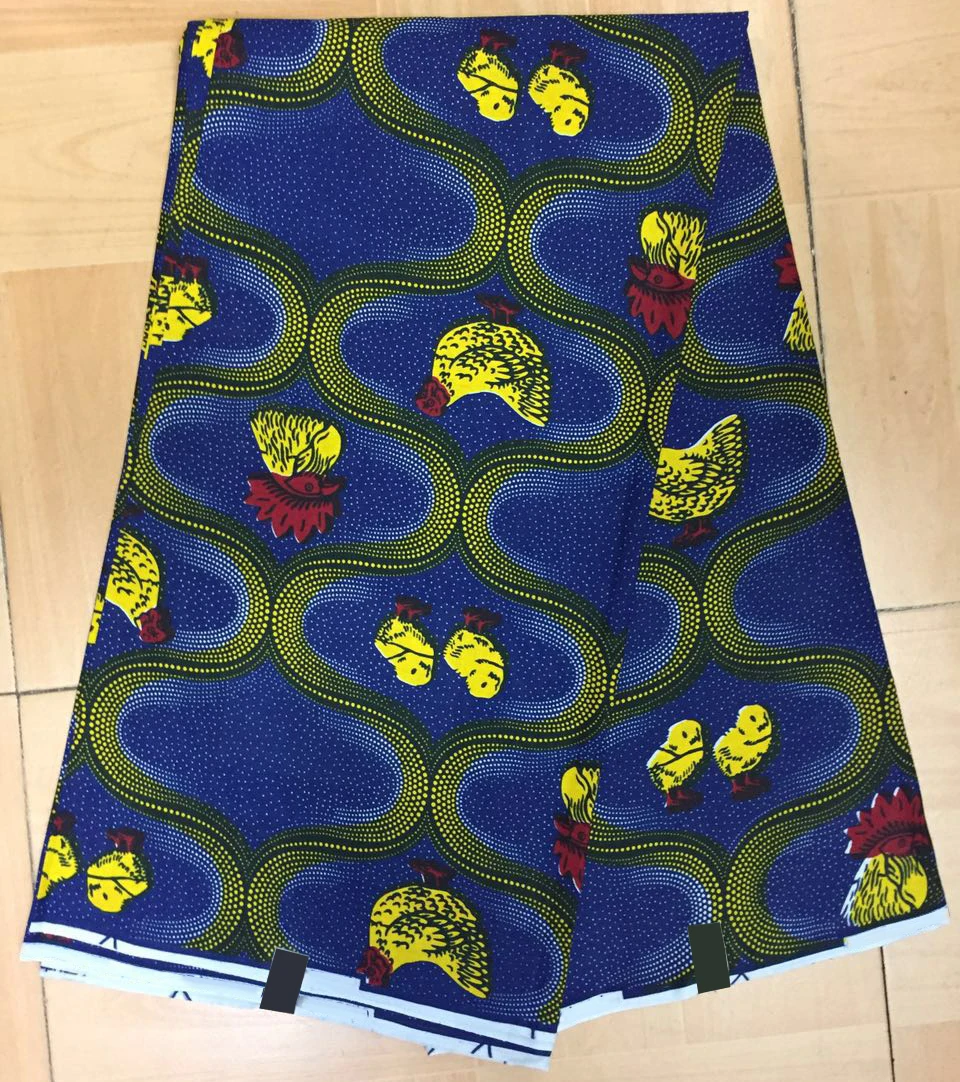 Новейшая ткань в африканском стиле воск класса люкс печатает ткани для