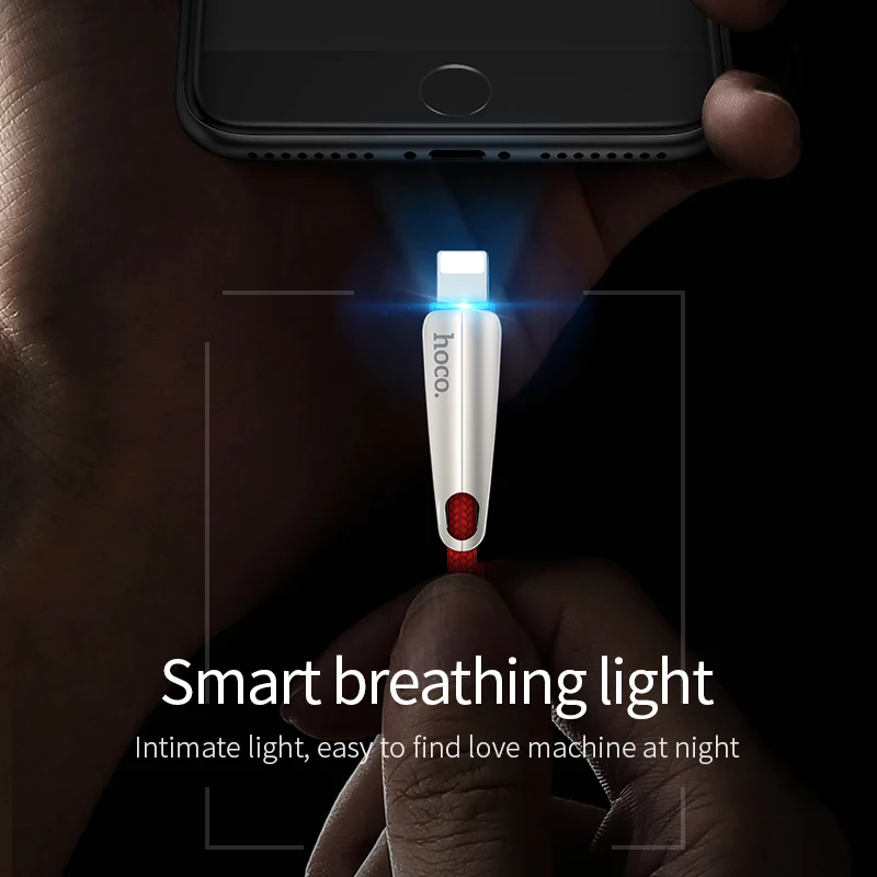 Usb кабель HOCO для iphone X 11 Pro Max 8 7 6 ipad mini с функцией быстрой зарядки|Кабели мобильных