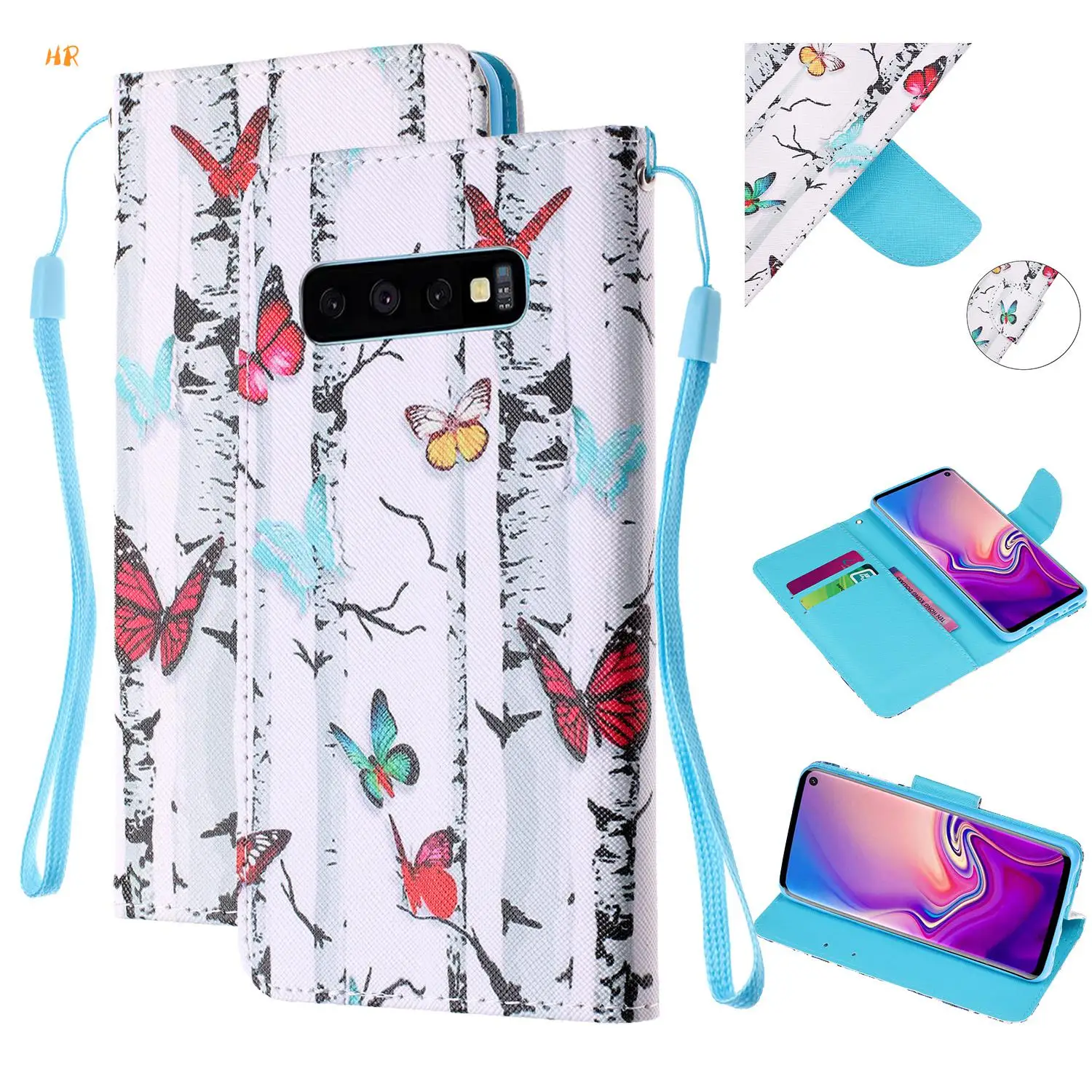 Кожаный чехол-футляр для samsung Galaxy S10 S10e Lite S9 S8 S9Plus S7 край Plu флип чехол примечание 9