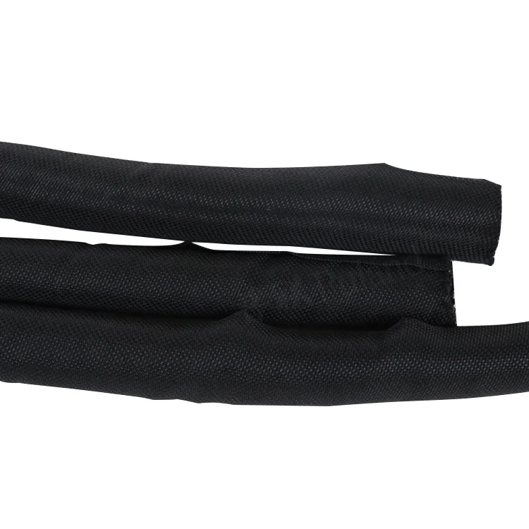 Черная Изолированная плетеная трубка 8 мм с внутренним диаметром|Кабельные