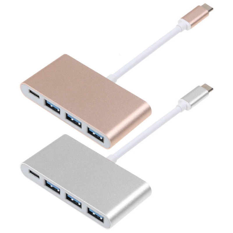 4 порта TYPE C к USB3.0 + концентратор 2 вида цветов Профессиональный Thunderbolt Type 3 портам USB