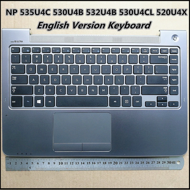 

Laptop Palmrest Upper lower Case For Samsung NP535U4C NP530U4B NP532U4B NP530U4CL NP520U4X Bottom Base Cover