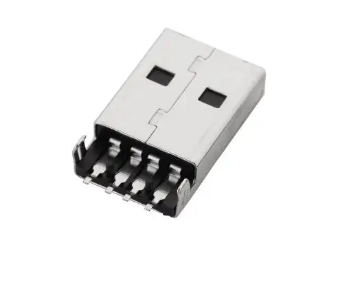 10 шт./лот USB 3. 0 4-контактный штекер типа A разъем SMT черный для передачи данных и