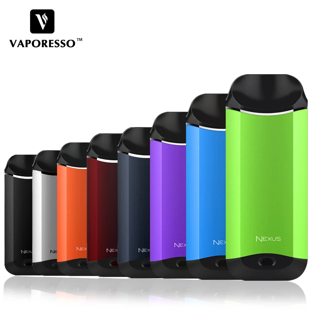 Оригинальный Vaporesso Nexus AIO Starter Vape комплект с 650 мАч батарея Встроенный 2 мл бак и 1.0ohm