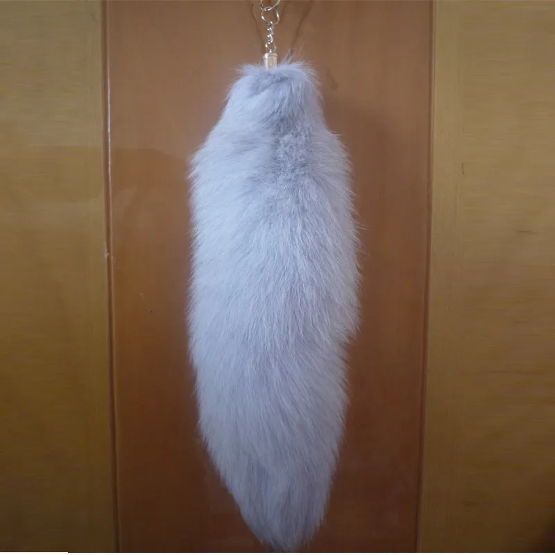 Новинка 2020 меховые аксессуары большая сумка с цепочкой из искусственной синей