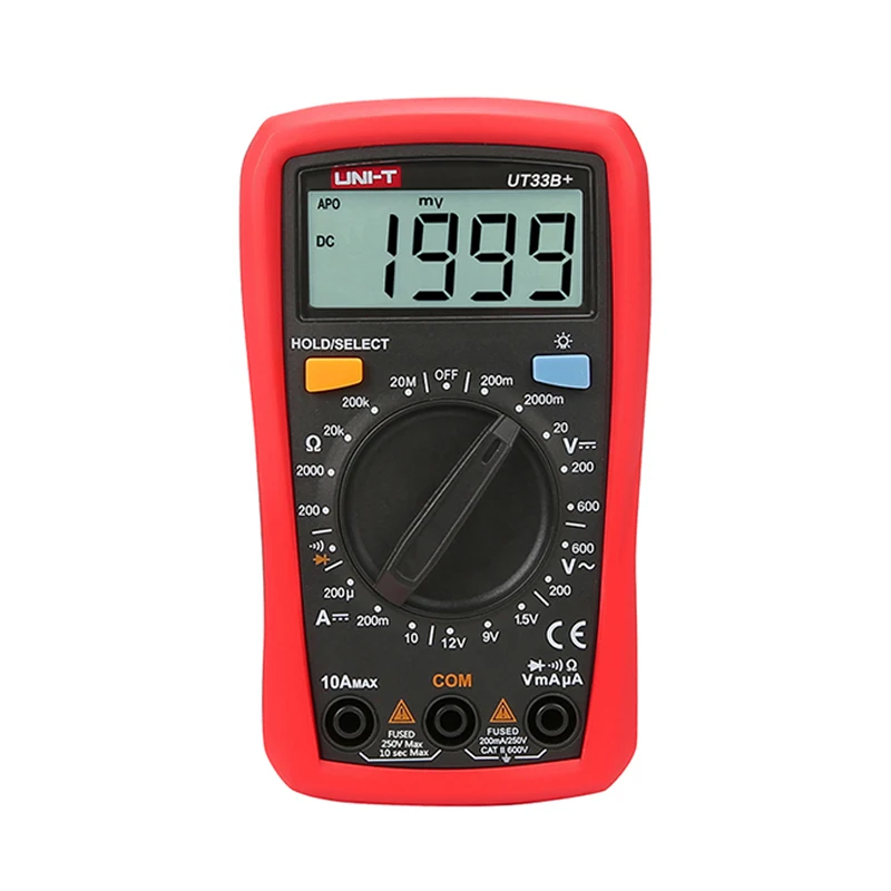 UNI T UT33A + UT33B UT33C UT33D пальмовый цифровой мультиметр с емкостью/NCV/Диодный