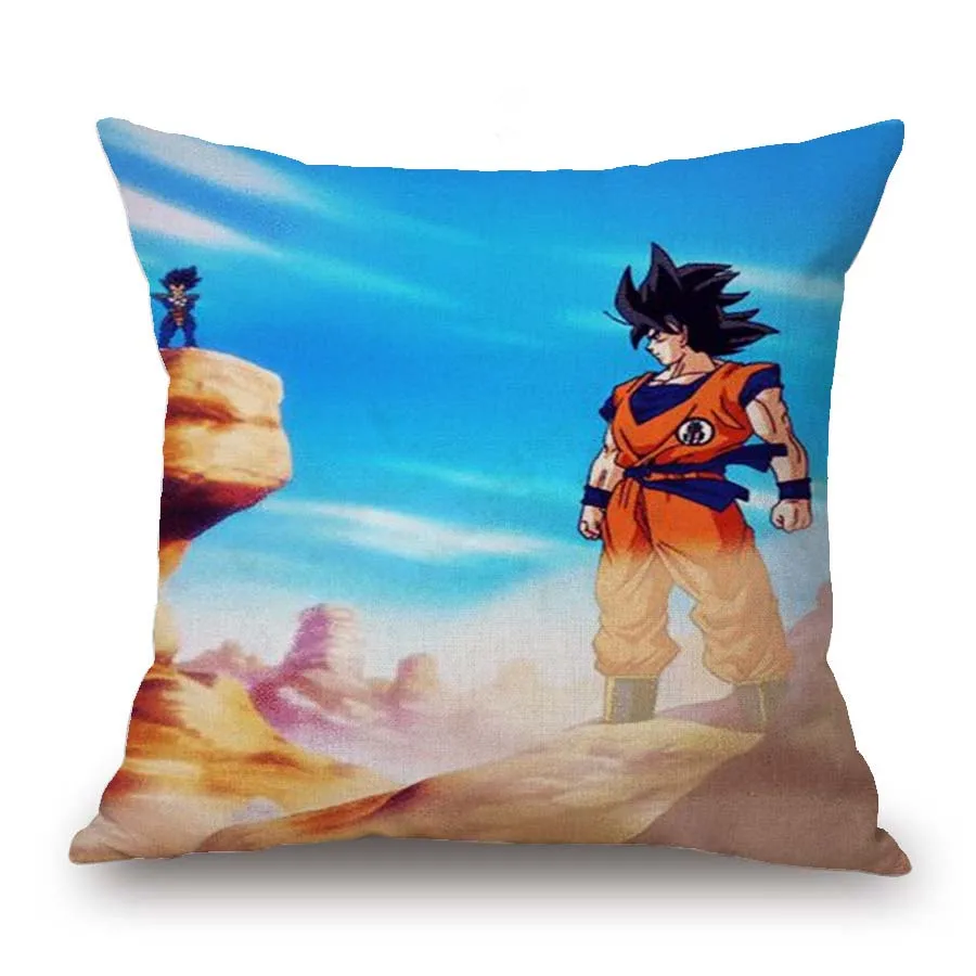 18 inch Japanese Anime Dragon Ball Z House Decorative Pillow Cases Goku Prints Cover Home Pillows | Дом и сад