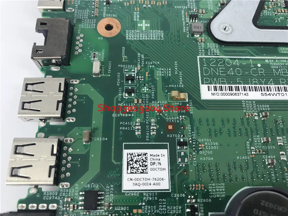 Материнская плата CN-0DCTDH 0DCTDH для Dell Inspiron 14R 3421 5421 материнская ноутбука 12204-1 DNE40-CR 5J8Y4