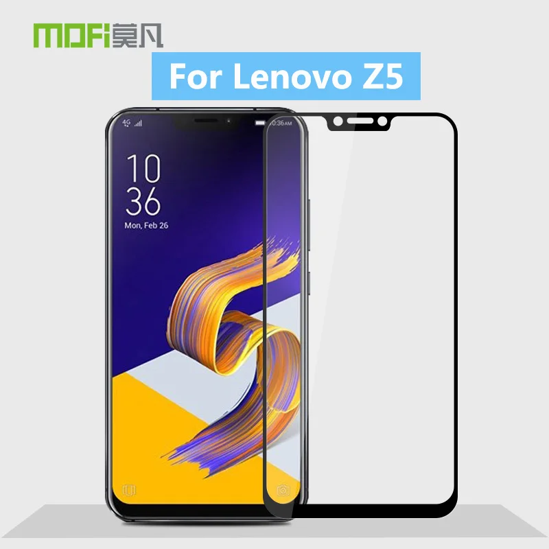 Для Lenovo Z5 MOFi 9H полное покрытие Закаленное стекло Защитная пленка для