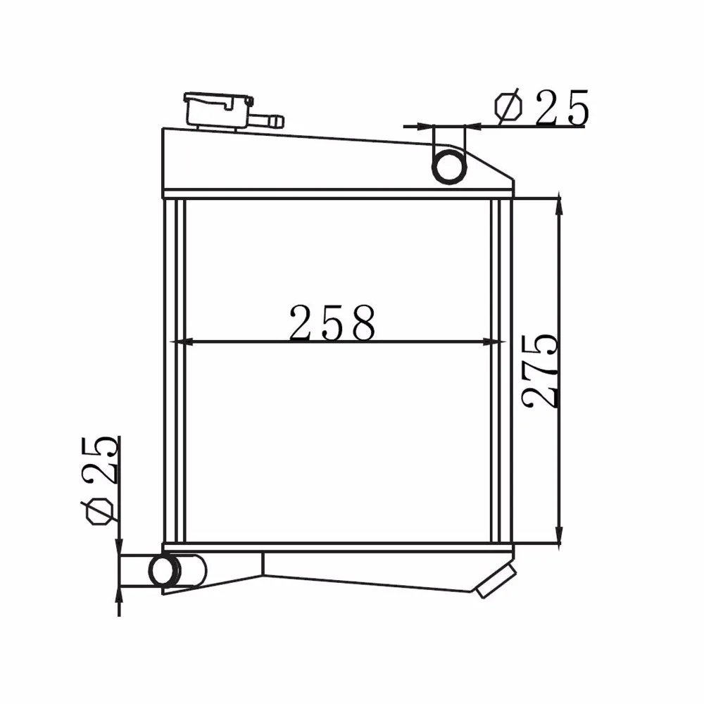 Автомобиль 48 мм 2 Ряд радиатора RAD для Остин Ровер Мини Купер 850 1000 1100 1275 GT 92