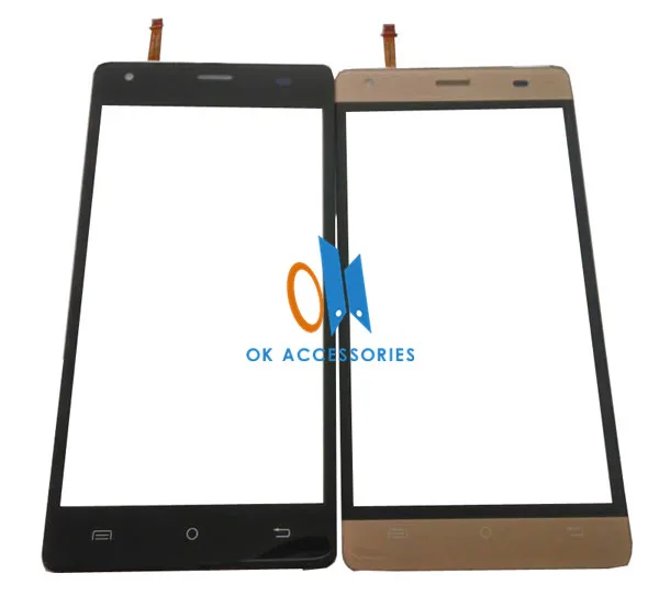5.0 Inch For Cubot Echo Touch Screen Digitizer Replacement Black White Gold Color With Tape | Мобильные телефоны и
