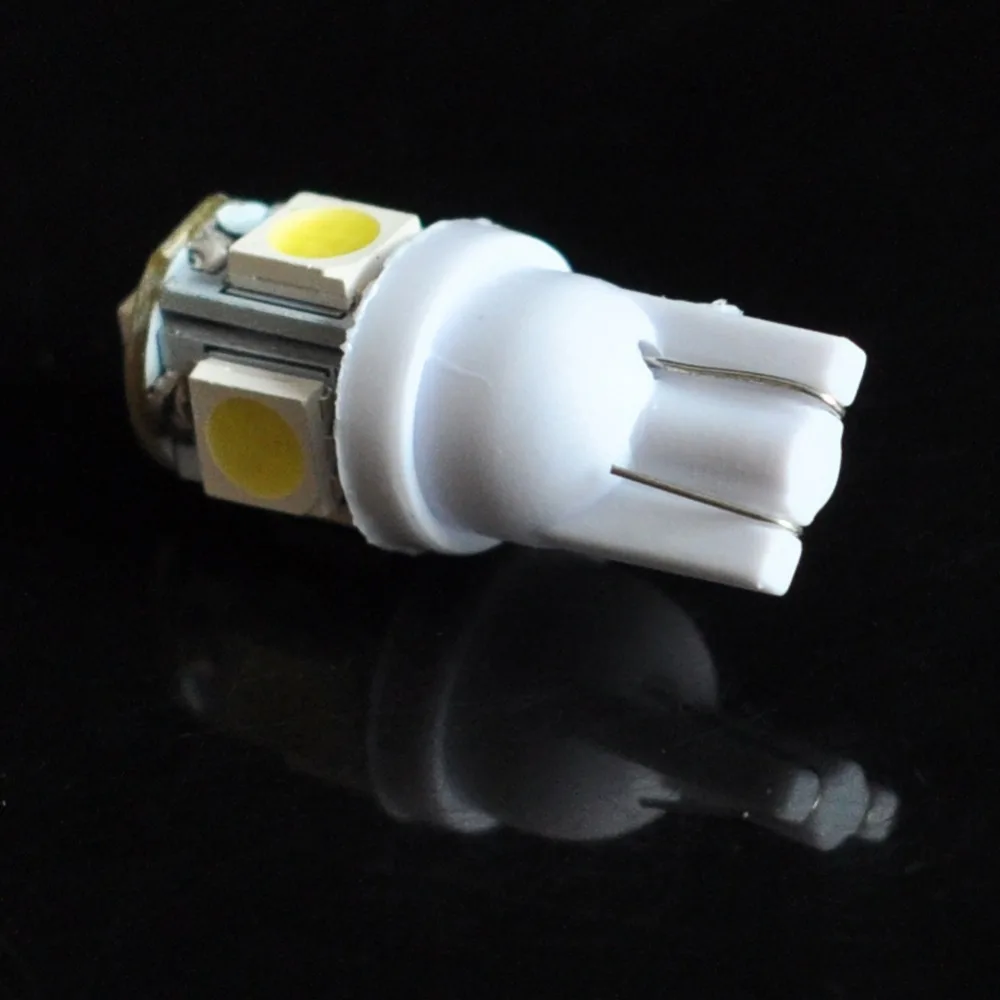 2 шт. светодиодный Автомобильные светодиодные лампы T10 LED W5W 168 194 2825 12 в 5050 Smd 5LED