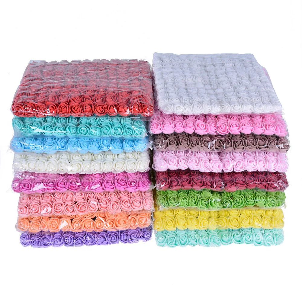 144 шт. искусственные сушеные цветы высушенные растения поролоновые розы на осень