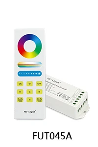 FUT045A Miboxer RGB/RGBW/RGB+ CCT контроллер светодиодной ленты DC12V~ 24V 2,4G беспроводной wifi смарт-панель Пульт дистанционного управления - Цвет: FUT045A