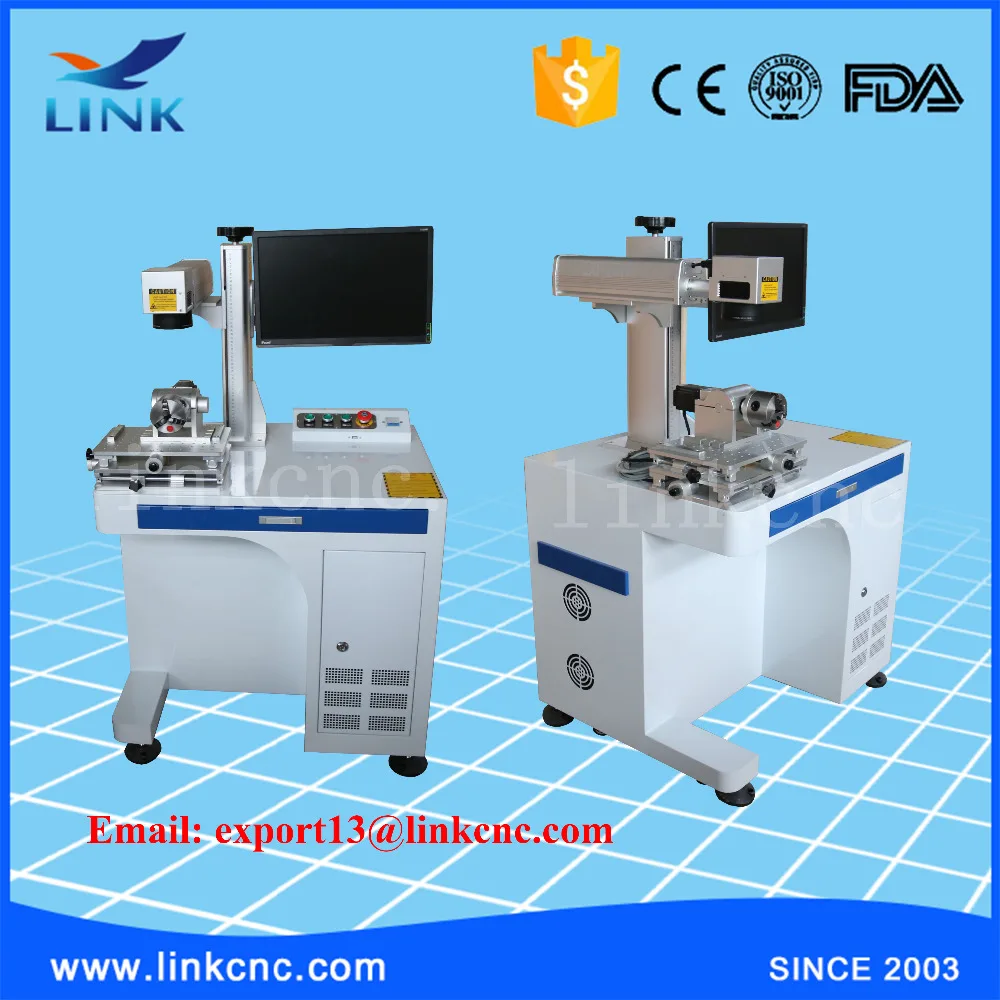 Низкая цена портативный 20 Вт волоконный лазер маркировочная машина с