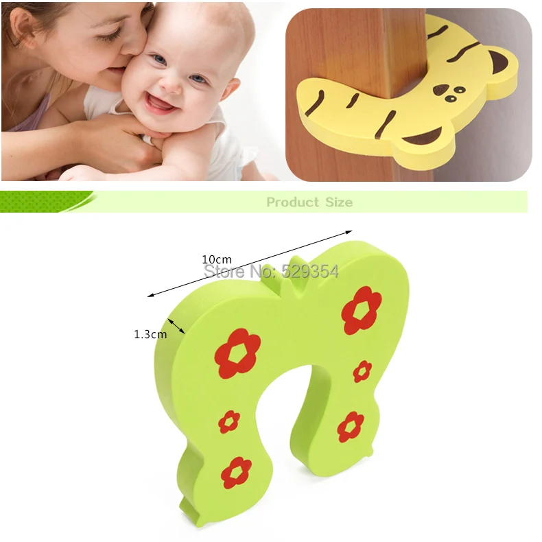 8 шт. коровка тигр жираф Бабочка обезьяна|baby door stopper|baby safetybaby safety stopper |