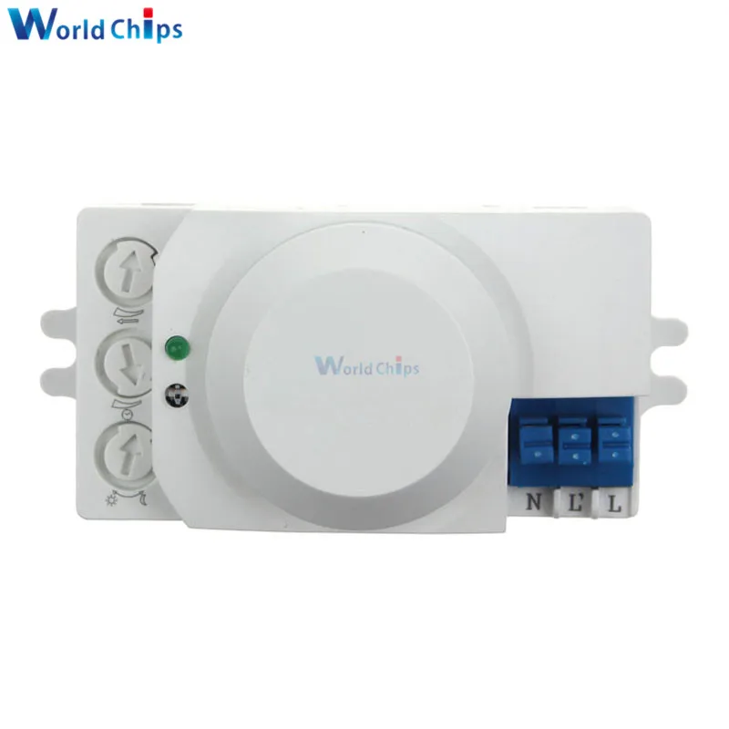 220V 5.8GHz Microwave Movement Motion Detector Sensor Switch For Light Hottest