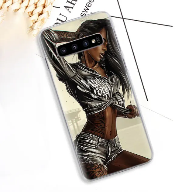 14 Чехол для телефона с сексуальным рукавом и татуировкой для девушек samsung Galaxy S10e S10 S8 S9 Plus S6 S7 Edge A40 A50 A70 M20 жесткий чехол-накладка - Цвет: 14