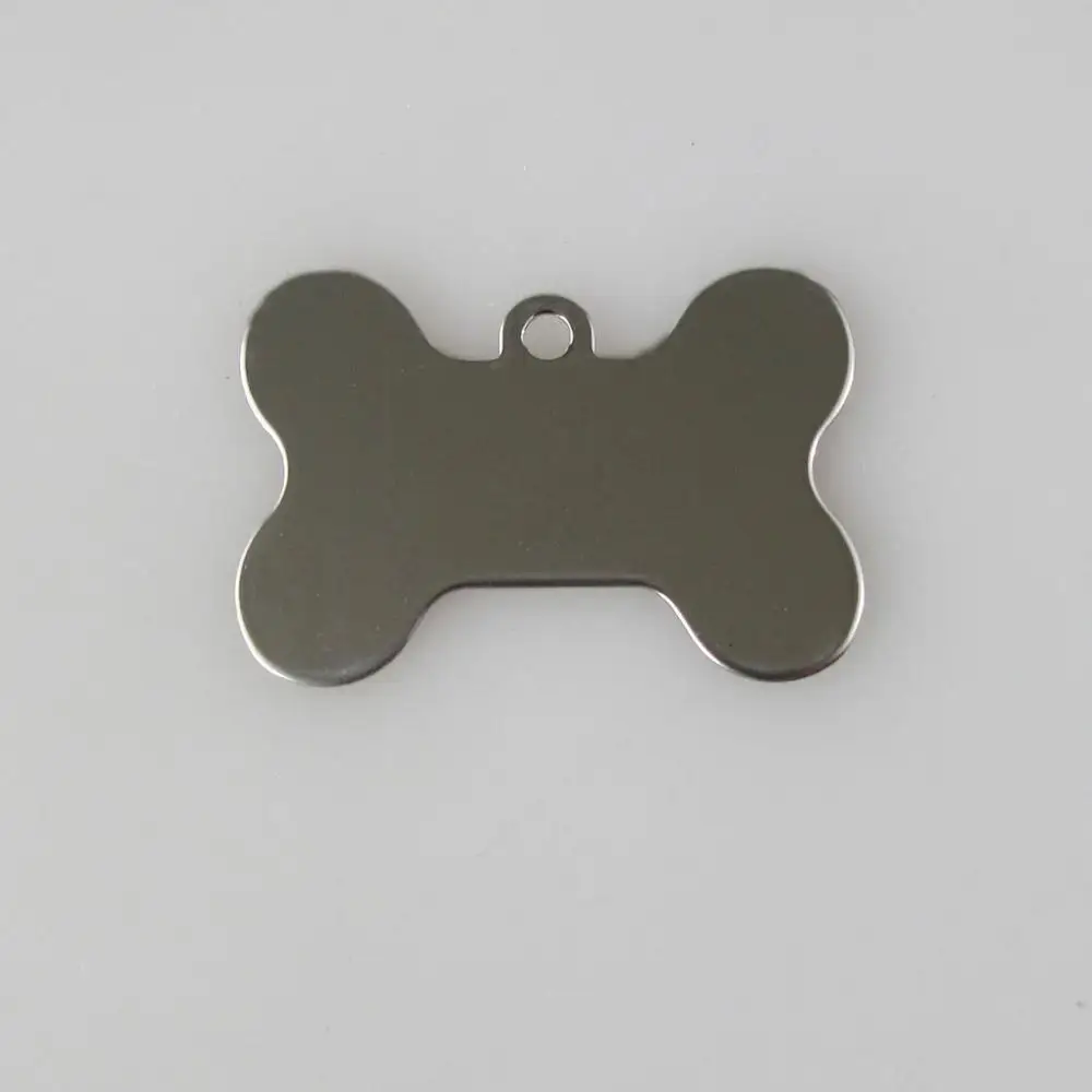 Собачья бирка из нержавеющей стали в форме косточки для домашних животных | Спорт