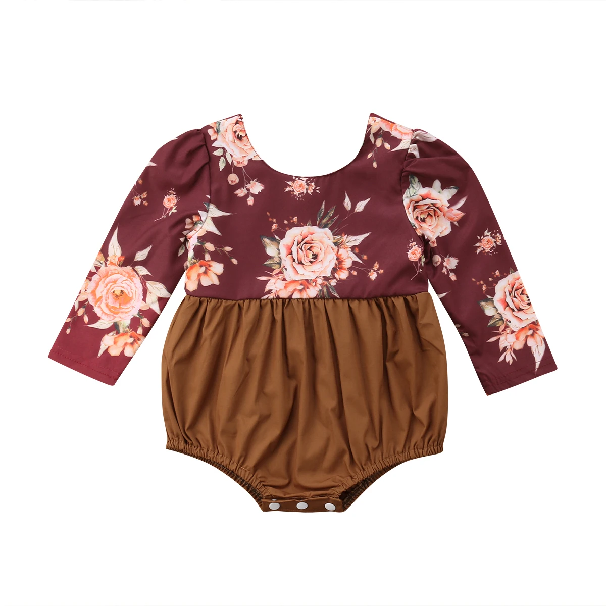 Baby Girl Infant Flower Clothes Long Sleeve Autumn Romper Jumpsuit Outfits 0-24M | Детская одежда и обувь