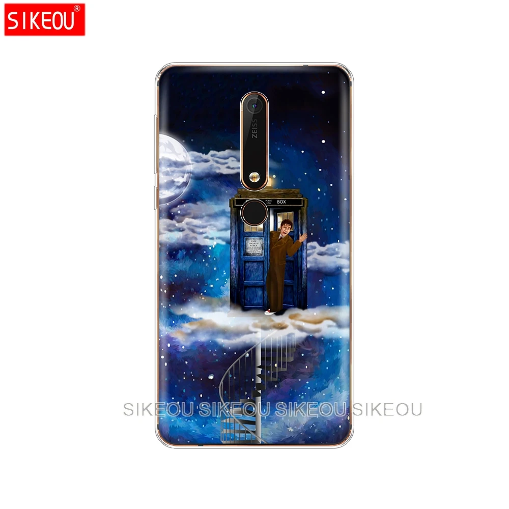 Силиконовый чехол для телефона Nokia 5 3 6 7 PLUS 8 9 /Nokia 1 2 2018 Tardis Box Doctor Who | Мобильные