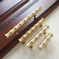 2 55 3 3 3 4 gold brass t bar pulls bamboo cabinet door handle drawer knobs pull handles dresser pulls kitchen hardware