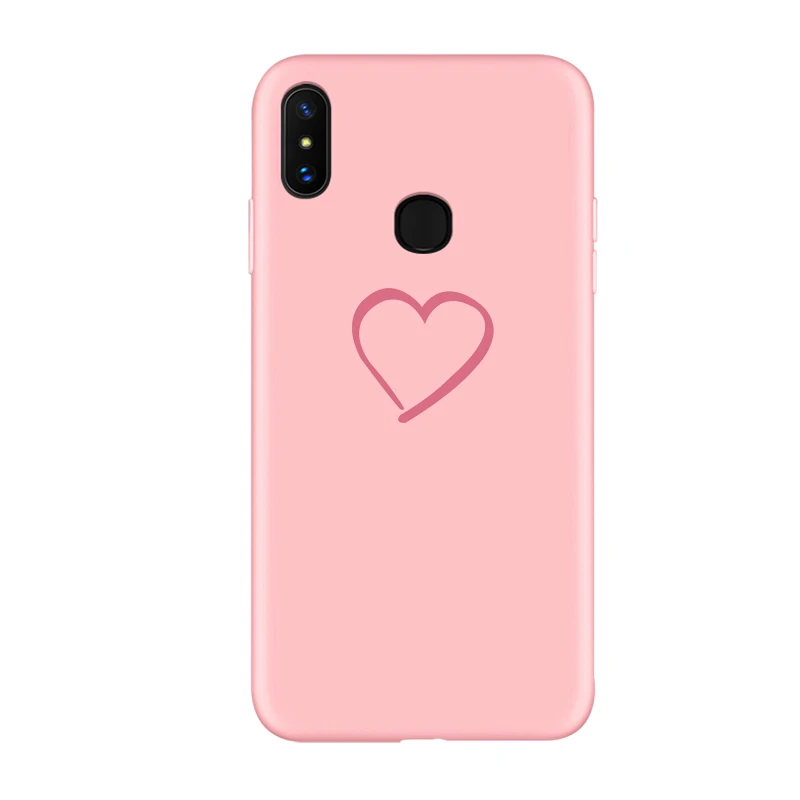 love 2 pink case Конфеты задняя крышка чехол для samsung galaxy A50 A30 A70 A80 A10 A20 A40 A60 M10 M20 M30 M40 «любящее сердце» Простой Модный чехол для телефона - Цвет: love 2 pink case