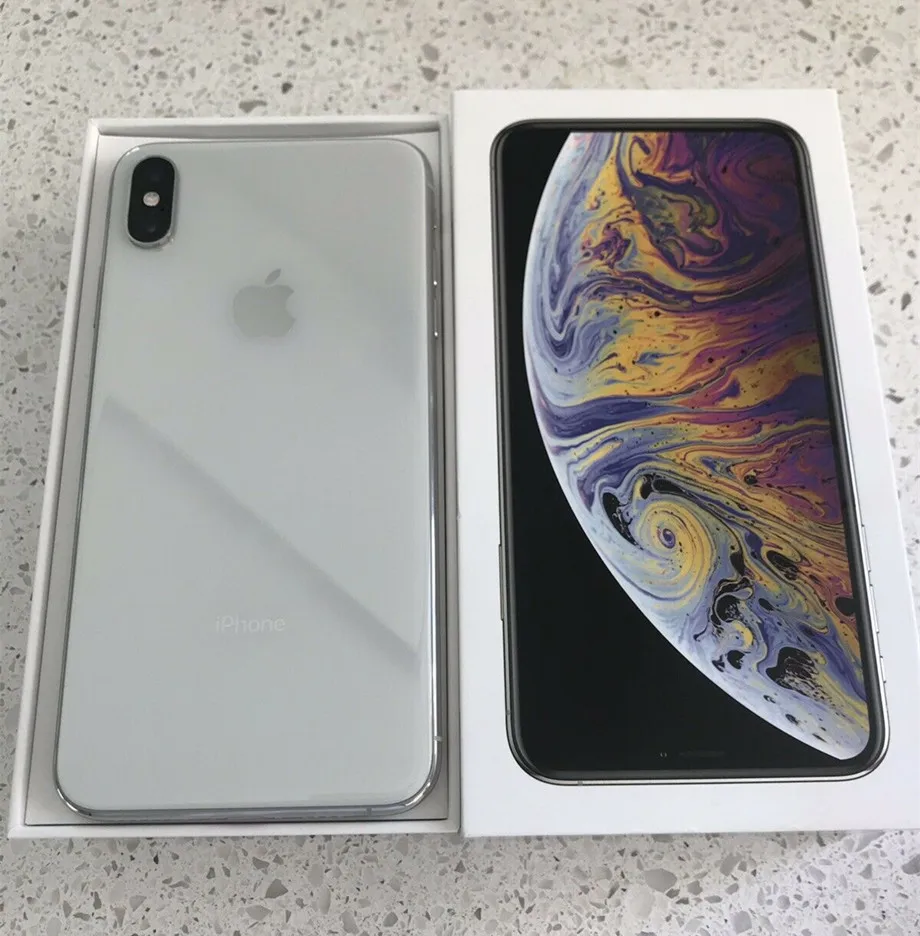 Apple iPhone XS Max 6," ram 4 Гб rom 64 Гб/256 ГБ/512 ГБ мобильный телефон LTE Hexa Core 12 Мп+ 12 МП IOS12 A12 бионический NFC Face ID