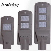 led motion sensing solar road lighting control garden light 20w 40w 60w energy saving lamp outdoor lighting battery