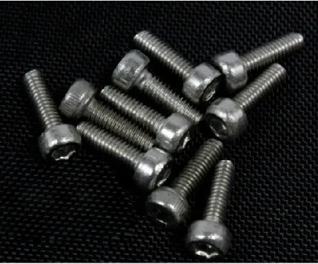 1/5 весы rc запчасти baja Rovan Части BAJA нержавеющая сталь головная крышка винты (M2.5 X 8)