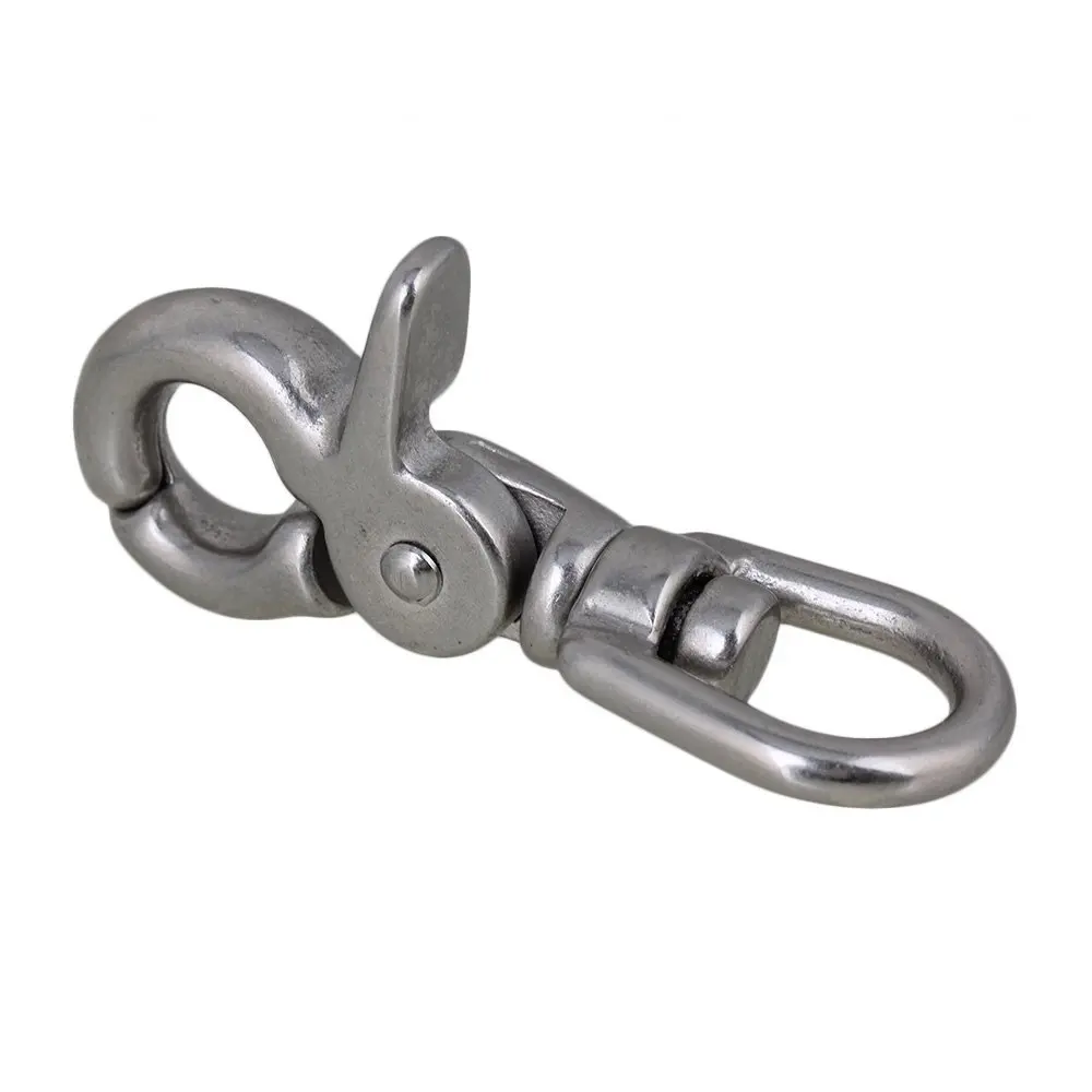 Серебряный 304 из нержавеющей стали многоцелевой поворотный глаз Омаров застежки