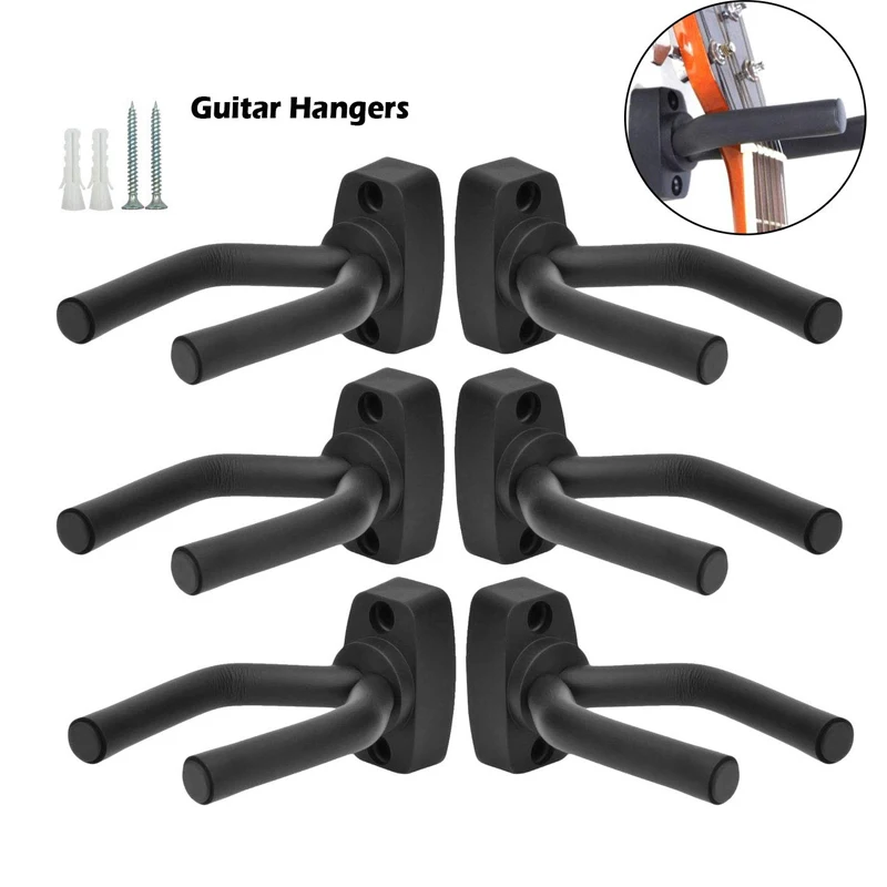 

Подставка для гитары, укулеле, настенная вешалка, крючок, держатель, кронштейн для гитары, бас-гитары Струны для укулеле, Аксессуары для инст...