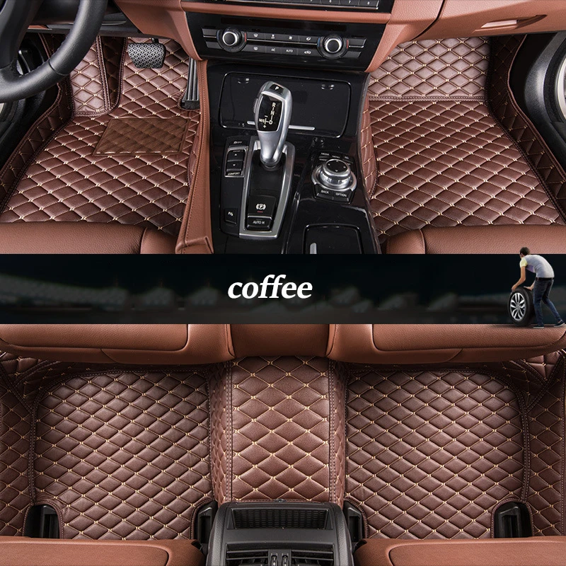

kalaisike Custom car floor mats for Cadillac all models SRX CTS Escalade ATS CT6 SLS XT5 CT6 ATSL XTS car accessories styling