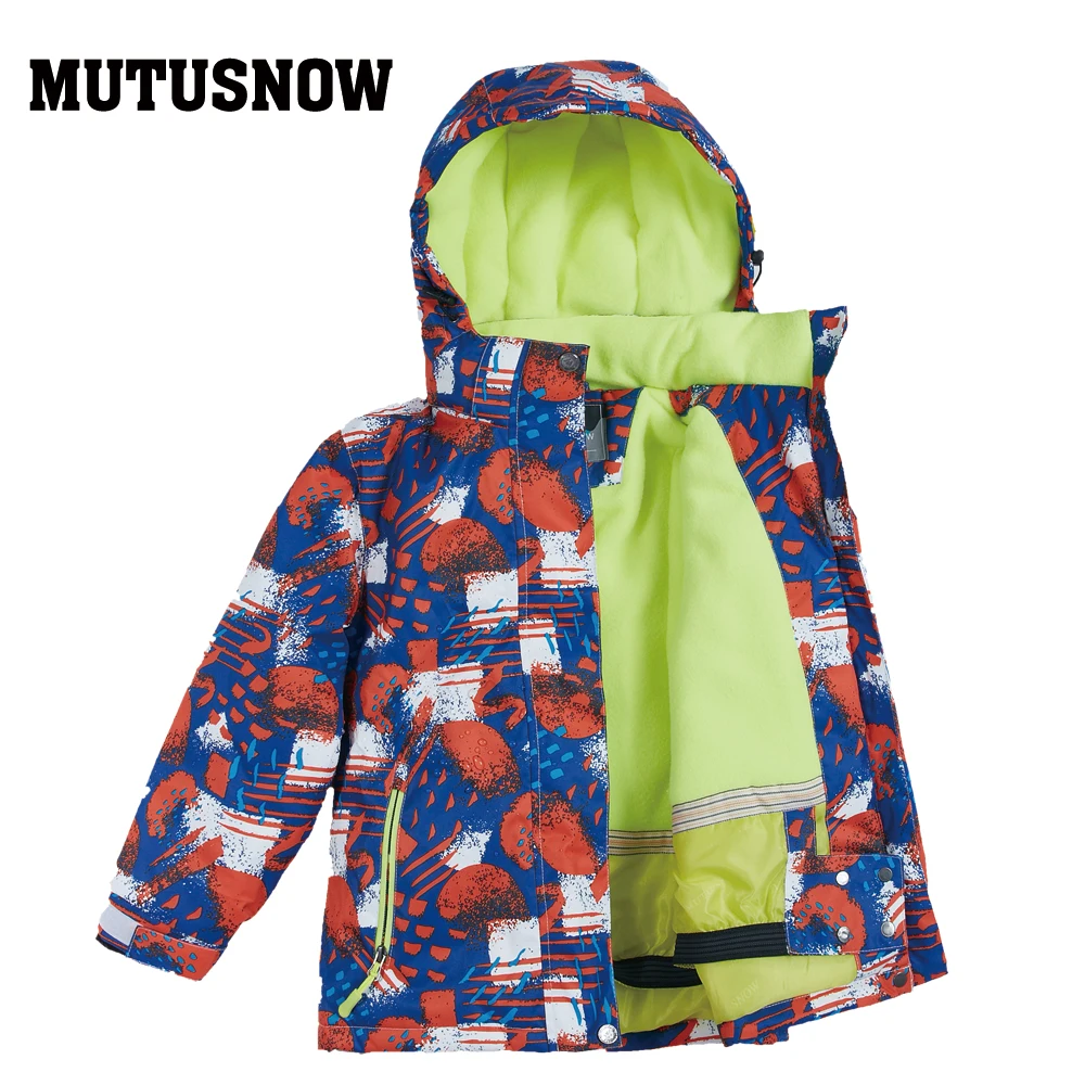 MUTUSNOW 2020 новая лыжная куртка детская Водонепроницаемая дышащая теплая зимняя