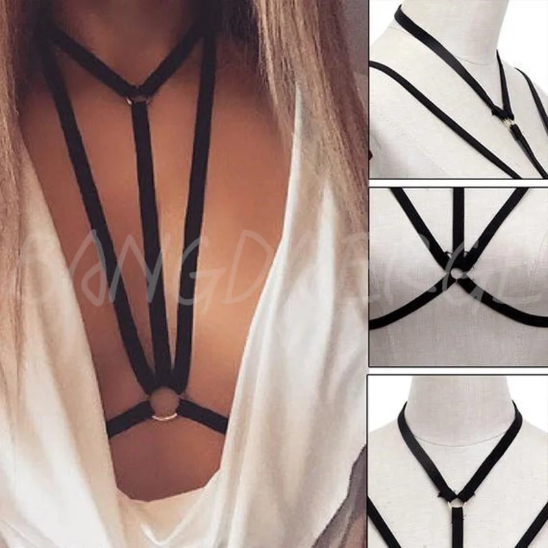 Бюстгальтер женский эластичный в стиле Харадзюку пикантное нижнее белье из