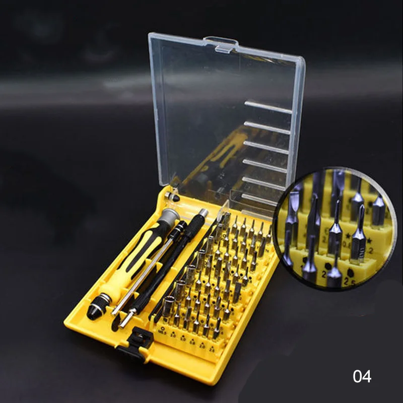 

New 45/46pcs In 1 Electronic Products Watch Maintain Tools Multi-function Screwdriver Set Mini Precision Torx Repair Tool AA