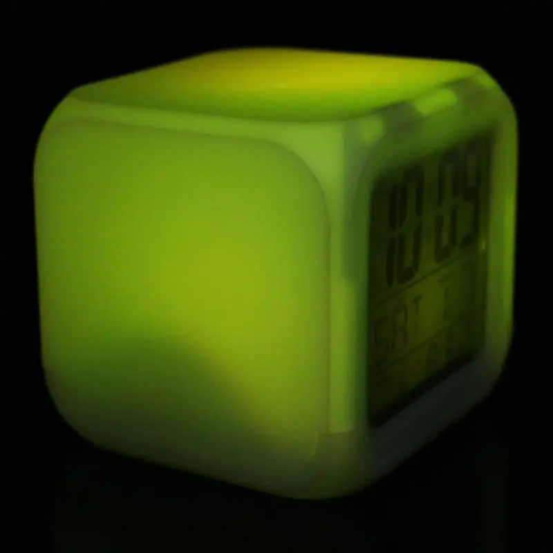 Красочные Изменение Цвета Будильник Творческий Дом Моды Световой Будильник|color