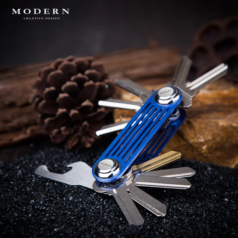 Современный брендовый Новый 2017 алюминиевый кошелек для смарт ключа органайзер