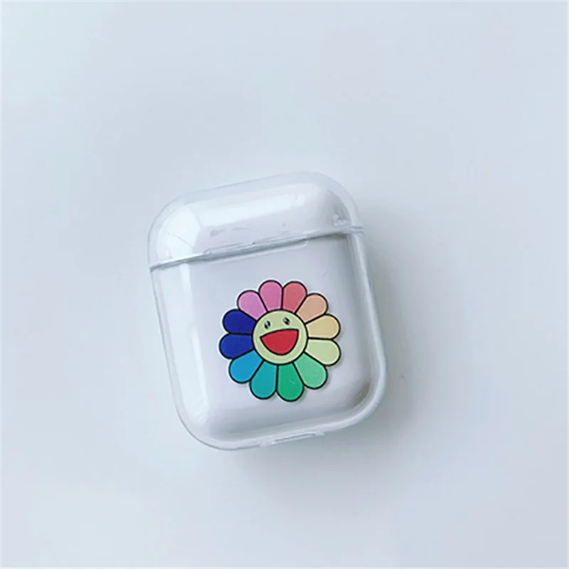 For Airpods case Cute Cartoon Pattern Transparent hard PC Cases For Apple AirPods Cover Bluetooth Wireless Earphone Cases - Цвет: style 10