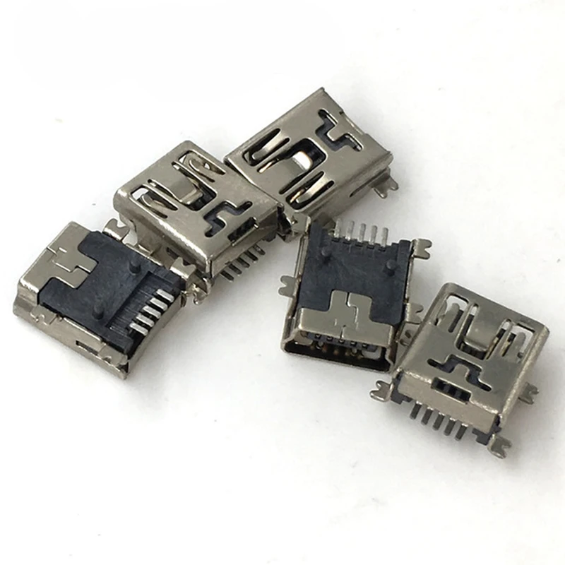 20 шт. мини USB 5pin гнездовой разъем 4 фута для зарядки хвоста мобильный