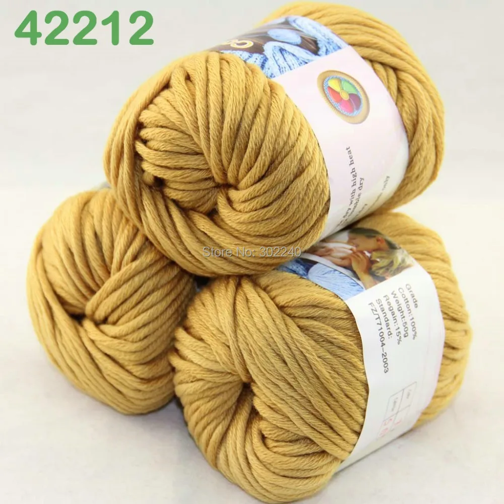 Набор из 3 шариков х 50 г специальная плотная камвольная хлопчатобумажная