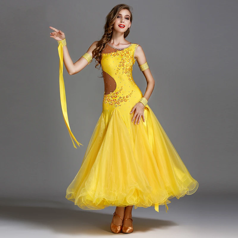 Платья для конкурса бальных танцев женщин/Бальные платья/Бальные Вальс